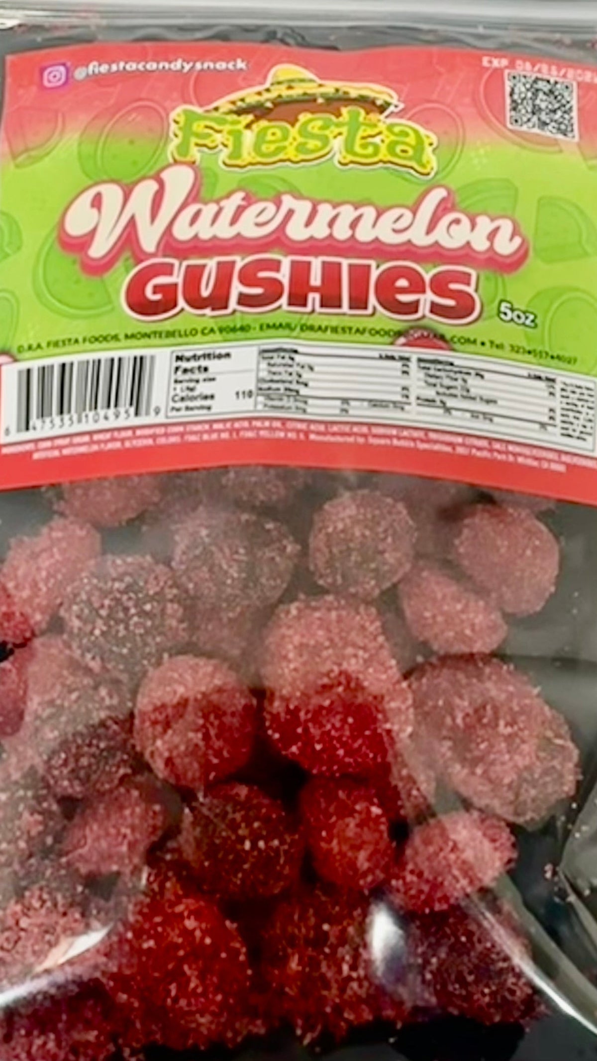 Fiesta Candy Snack Watermelon Gushers