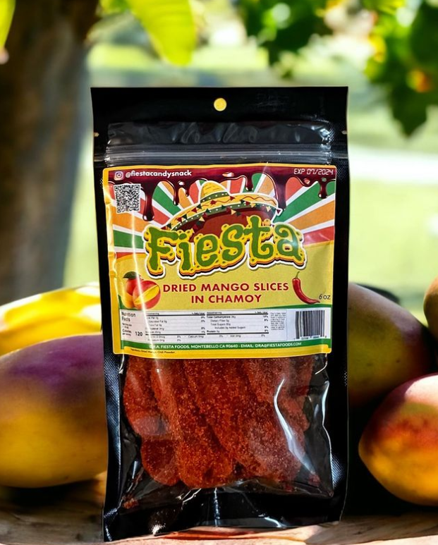 Fiesta candy Chamoy dried mango slices