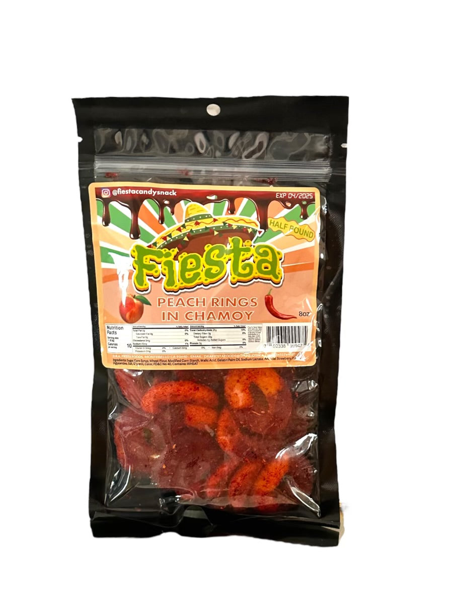 Fiesta candy snack Chamoy Peach Rings