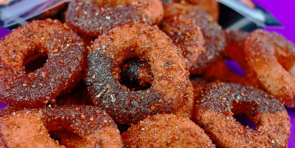 fiesta candy snack watermelon rings in chamoy