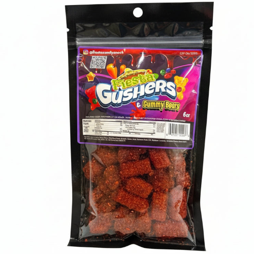 Fiesta's Gushers Gummy Bears with Chamoy