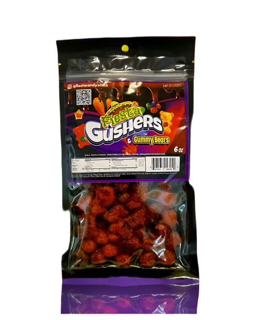 Fiesta chamoy-infused Gushers and gummy bear candy
