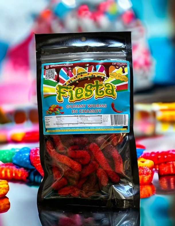 Fiesta candy snack Chamoy Sour Worms