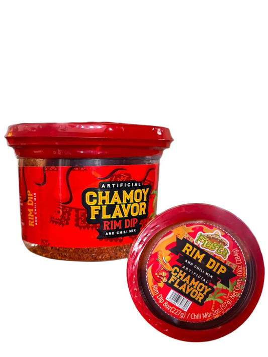 Fiesta rim dips with chili seasoning