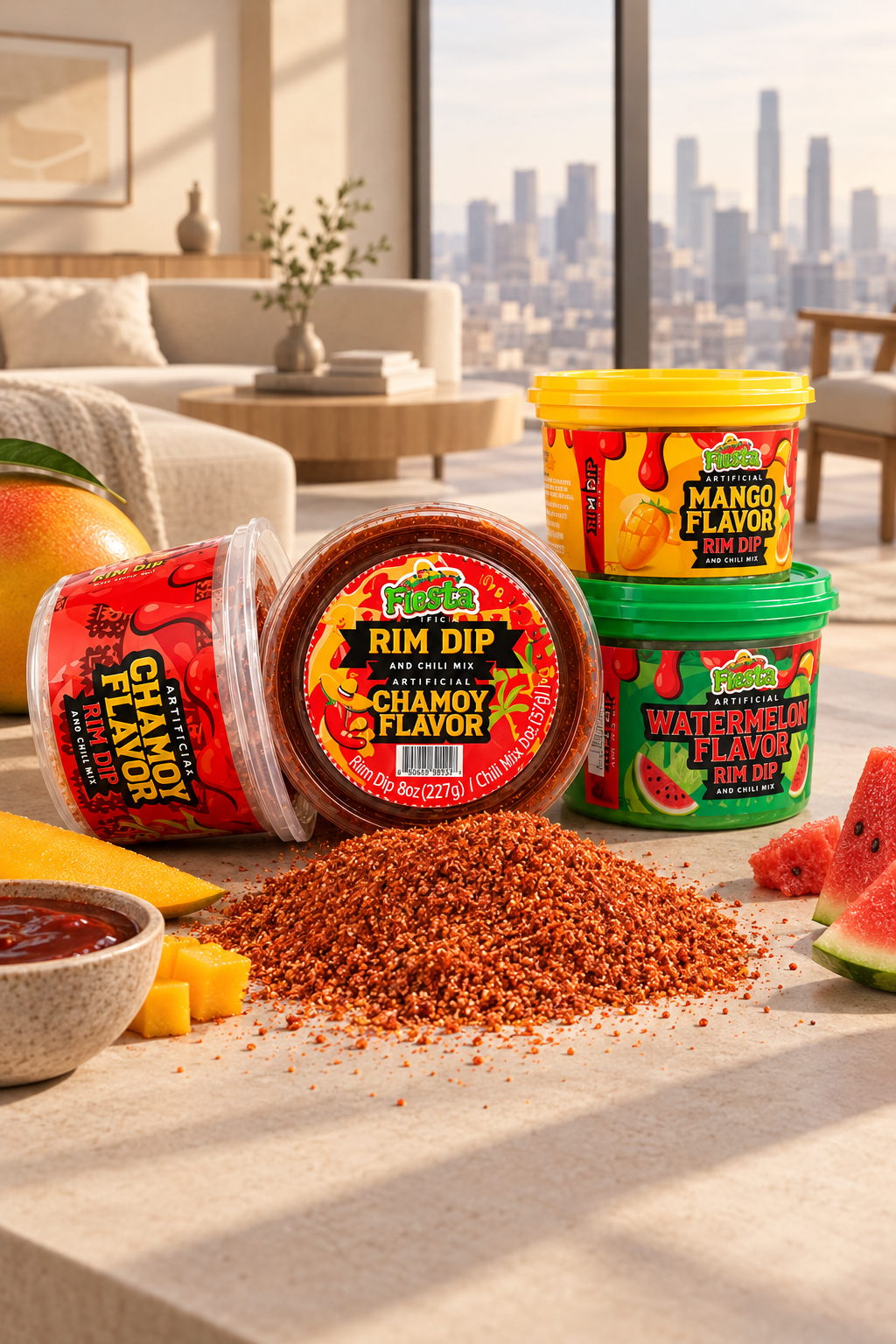 Fiesta Rim Dips with Chili Tajin Combo 6 pack