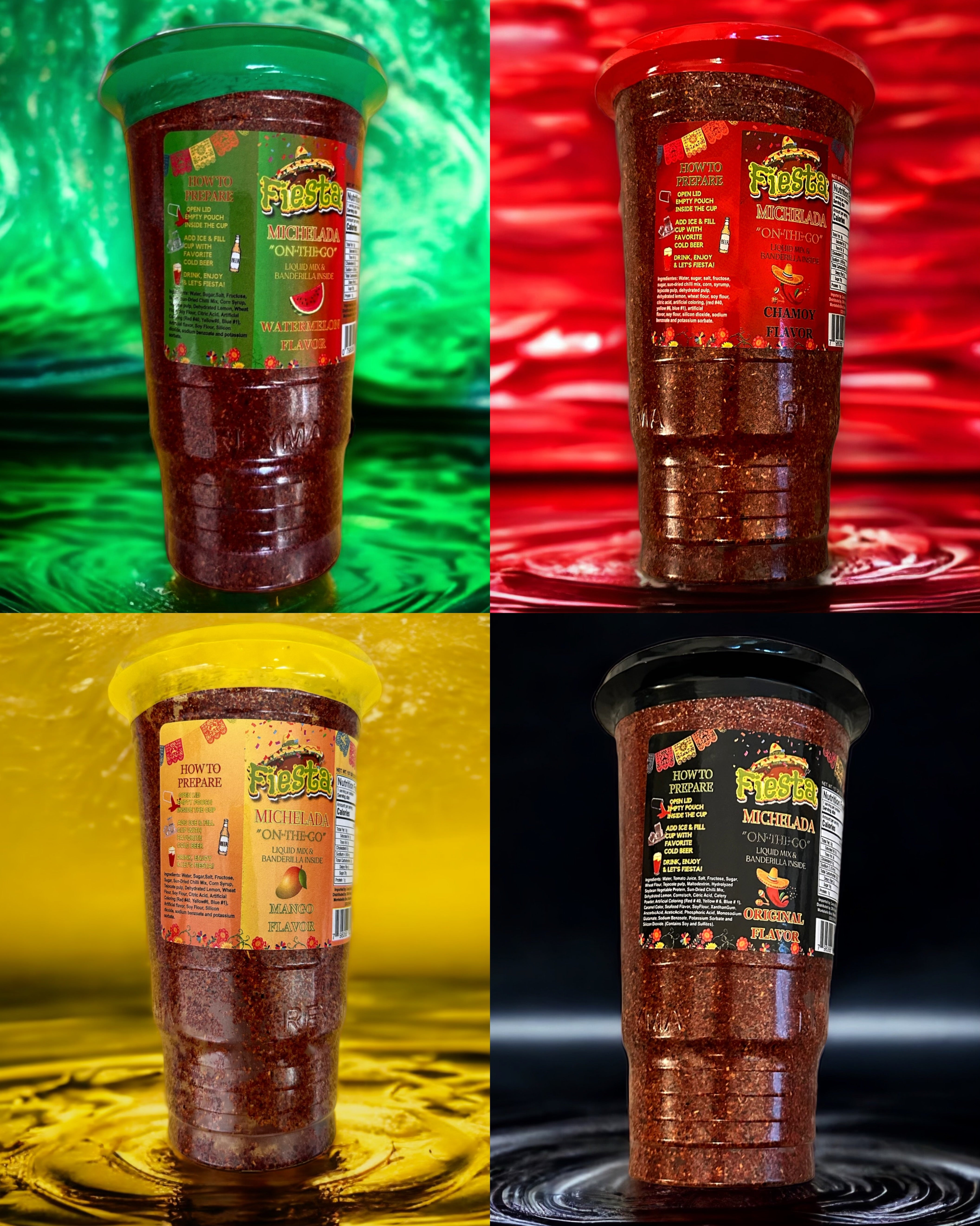 Fiesta Michelada Combo Pack: Cuarto the Flavors! – Fiesta Candy Snacks